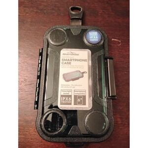 Adventuridge Watertight Smartphone Case IPX6 Tested Black Hard Shell Travel Box